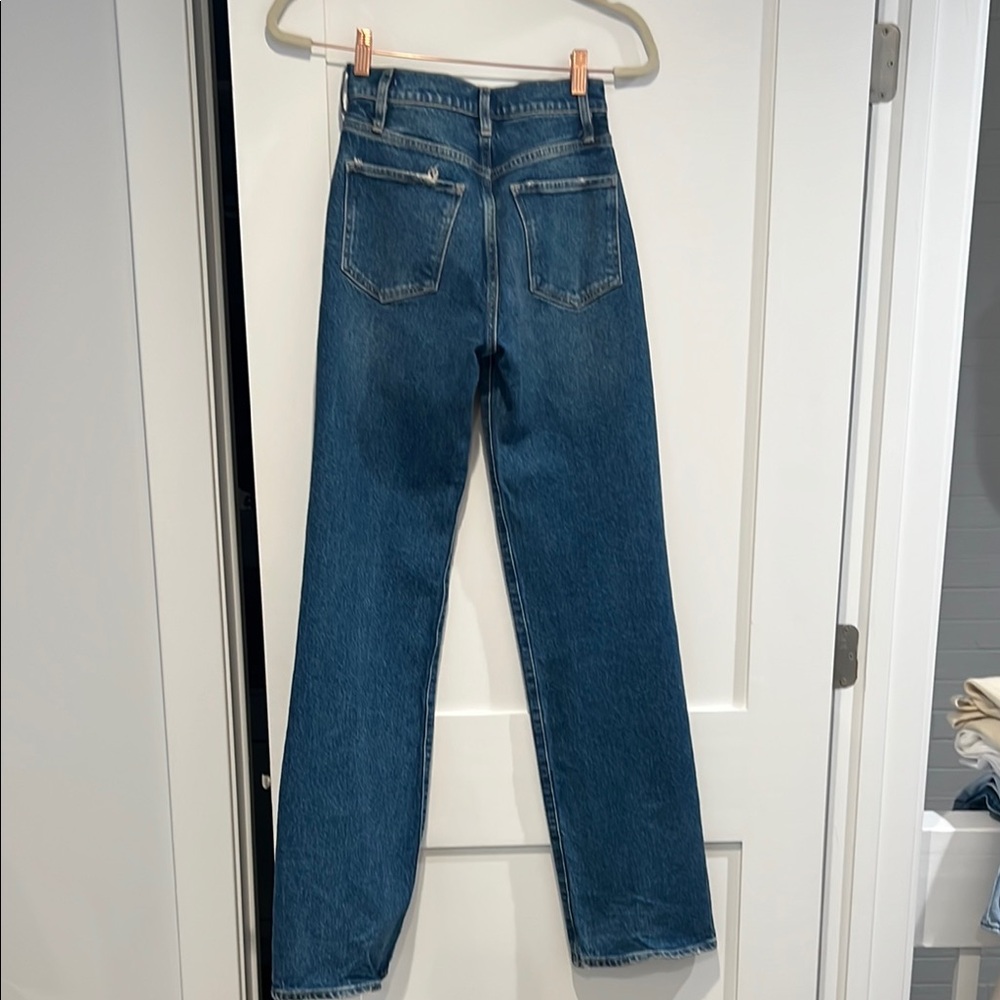 Frame Denim Blue Straight Leg Jeans - Picture 7 of 7